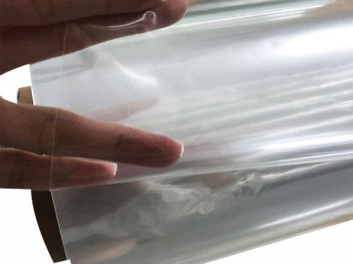 贊晨廠家現(xiàn)貨供應(yīng)TPU高透明高彈性手袋膜化妝包面料吹氣膜材料